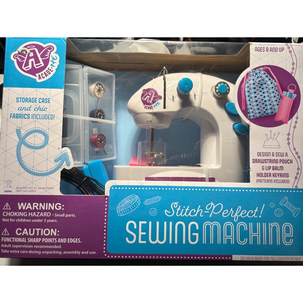 Angel Acade-Me Stitch Perfect Sewing Machine (Ages 8+) New in Box